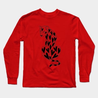 panther hearts Long Sleeve T-Shirt